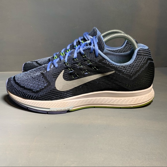 Nike Air Zoom Structure 18 Blue Running Shoes Women's 683737-402 - Picture 2 of 9